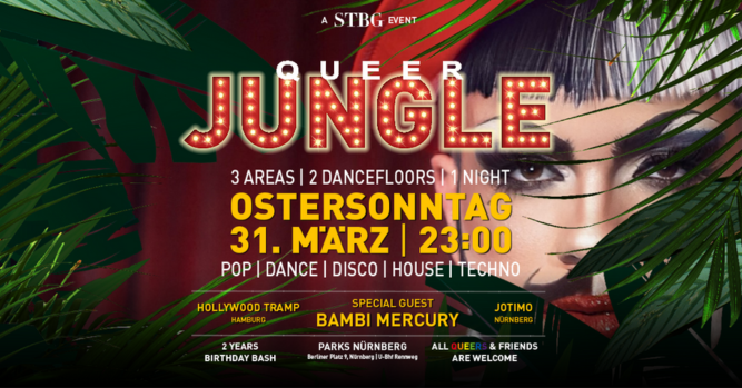 QUEER JUNGLE x 2 Years Easter-Birthday Bash