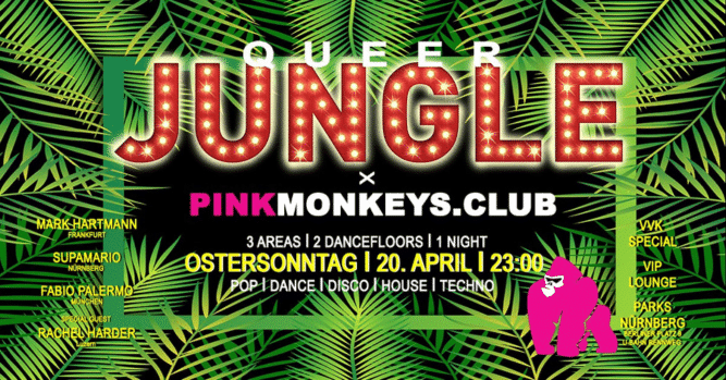 QUEER JUNGLE x PINK MONKEYS x 3 YEARS BIRTHDAY BASH