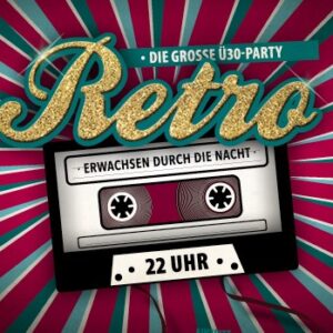 Retro Party Ticket Oktober 2025