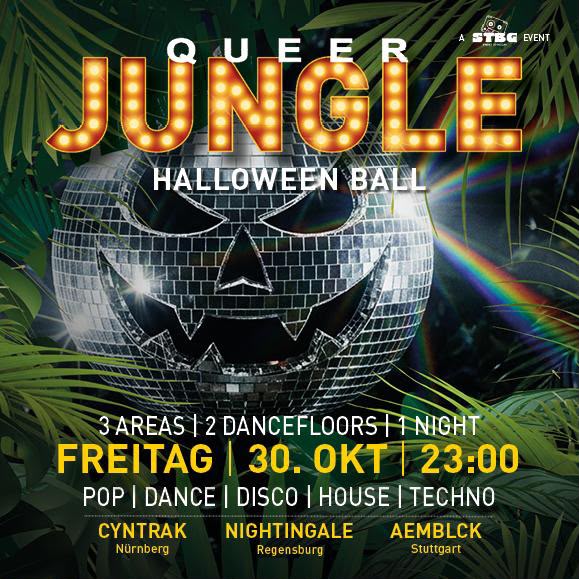 QUEER JUNGLE Halloween Ball 30. Oktober 2026