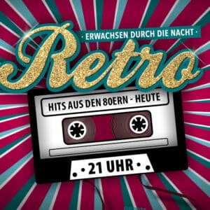 Retro Party im PARKS - mit Hits aus den 80ern bis heute, Beginn 21 Uhr