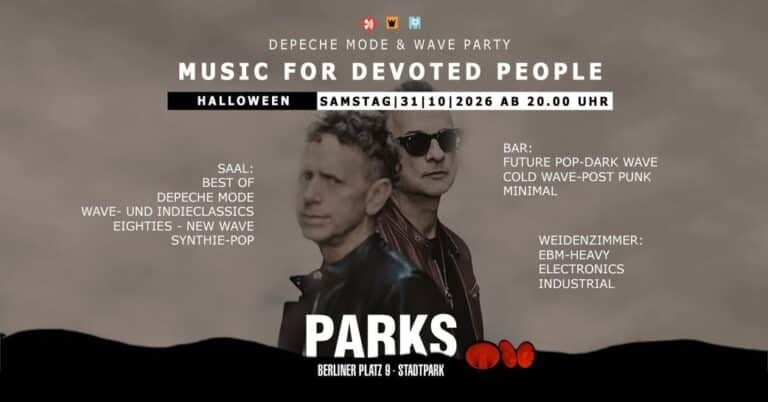 Music for devoted People Halloween 31.10.2026 Bild: MFDP