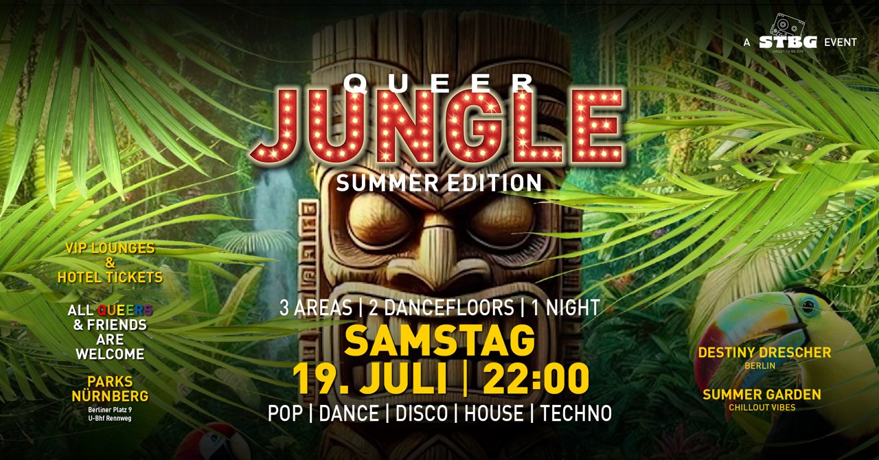 QUEER JUNGLE x SUMMER EDITION x 19. Juli 2o25